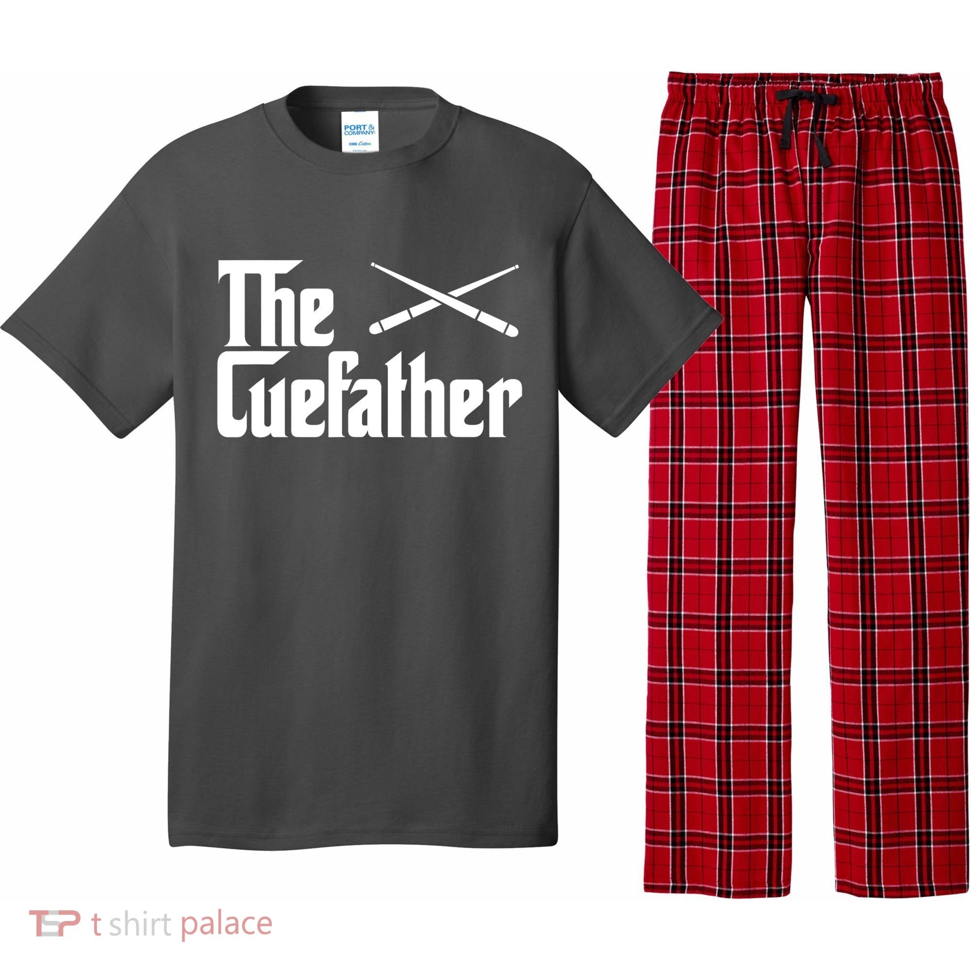 Funny Pool Billiards Player The Cue Father Gift Pajama Set