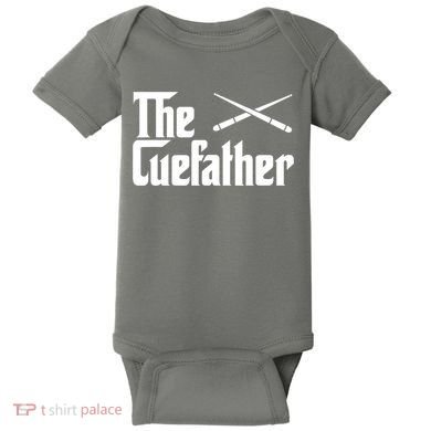 Funny Pool Billiards Player The Cue Father Gift Baby Bodysuit