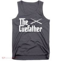 Funny Pool Billiards Player The Cue Father Gift Tank Top thumb 0