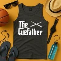 Funny Pool Billiards Player The Cue Father Gift Tank Top thumb 4