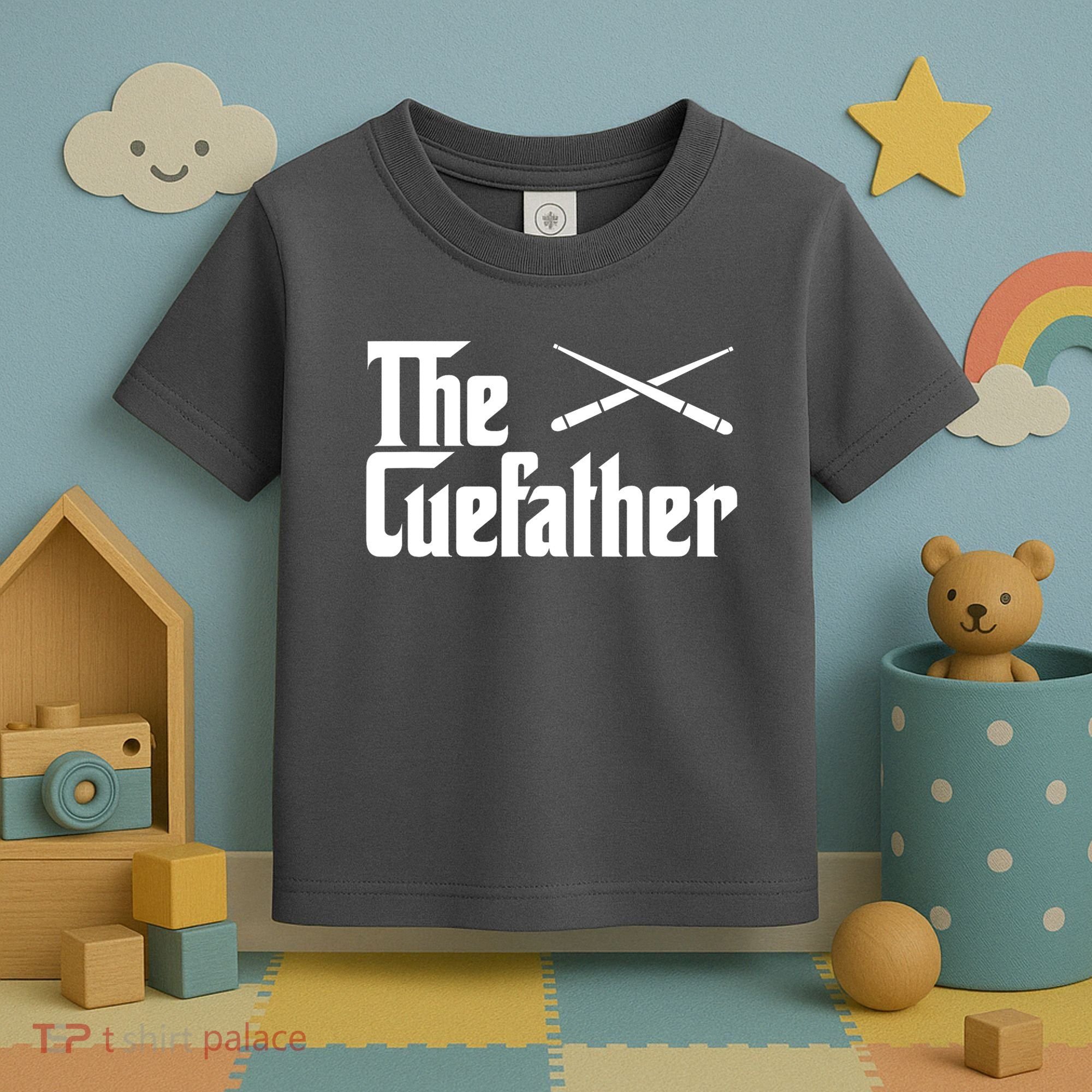 Funny Pool Billiards Player The Cue Father Gift Toddler T-Shirt