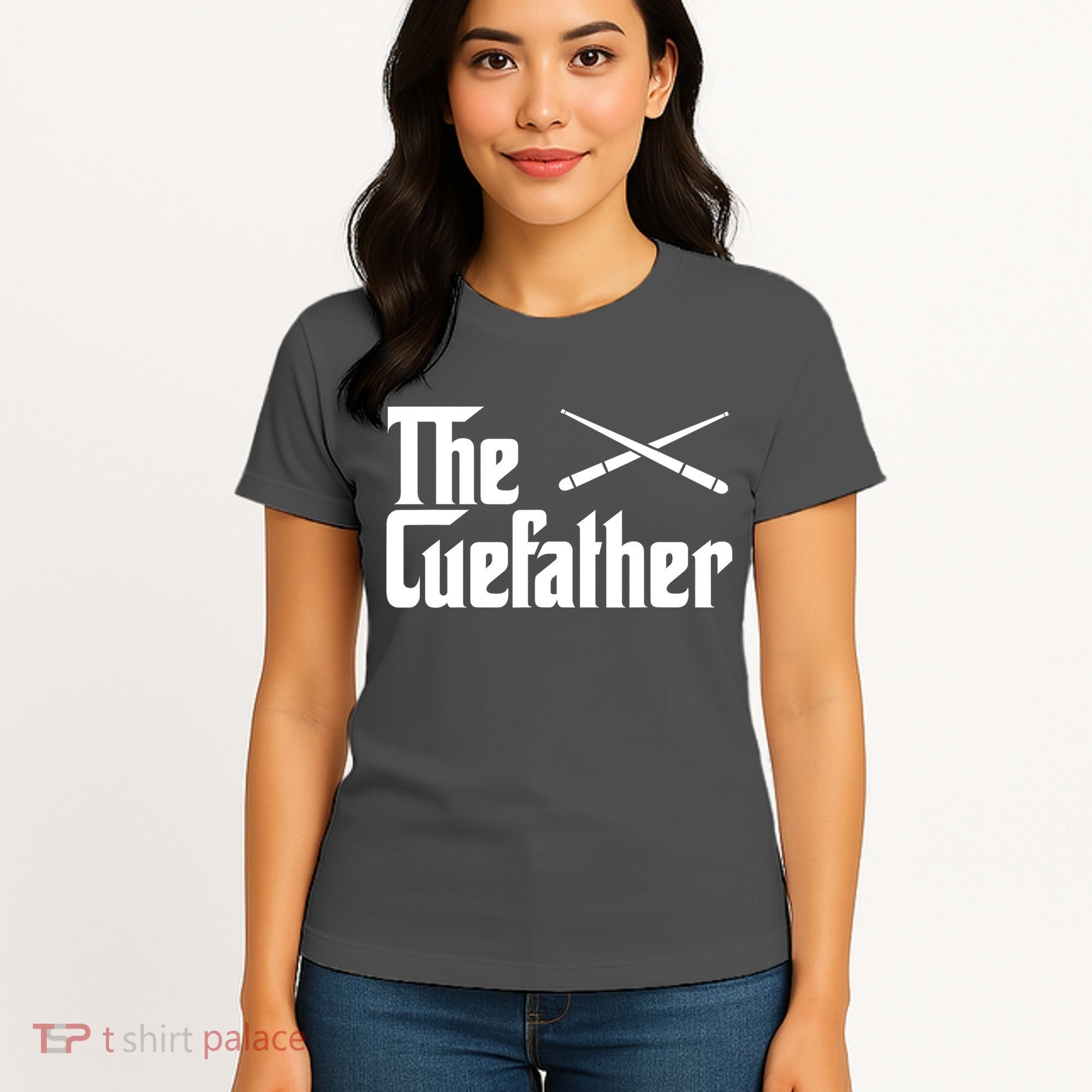 Funny Pool Billiards Player The Cue Father Gift Women's T-Shirt