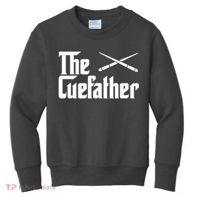 Funny Pool Billiards Player The Cue Father Gift Kids Sweatshirt