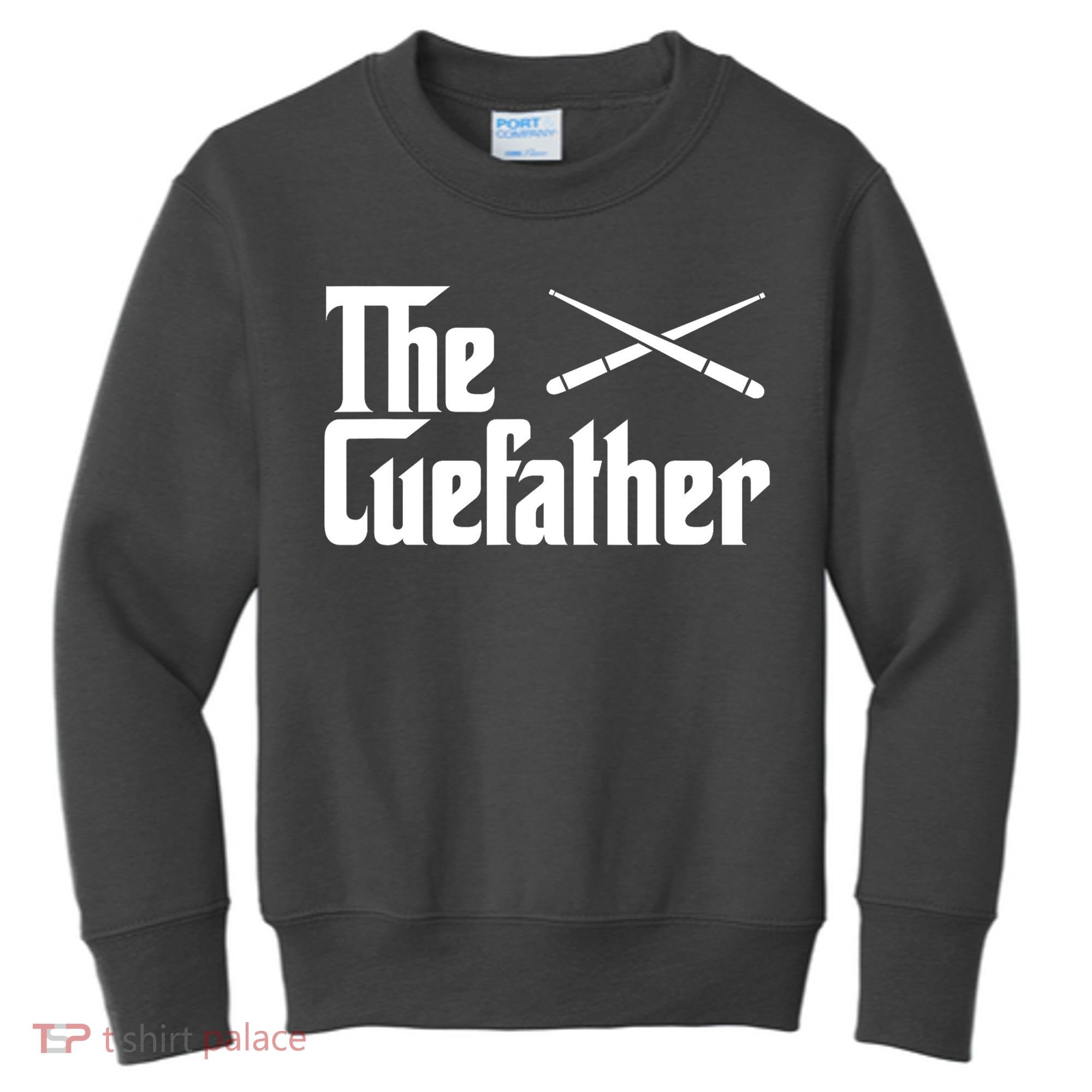 Funny Pool Billiards Player The Cue Father Gift Kids Sweatshirt