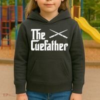 Funny Pool Billiards Player The Cue Father Gift Kids Hoodie thumb 3