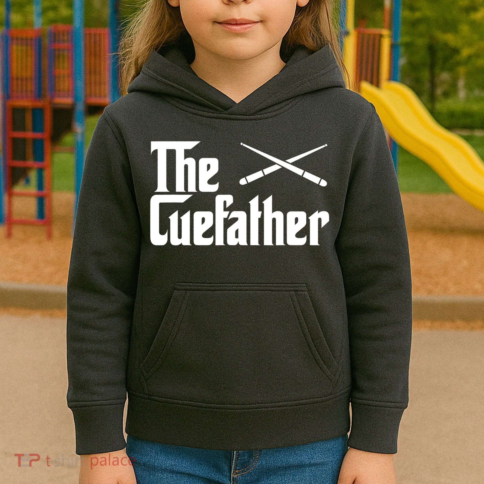 Funny Pool Billiards Player The Cue Father Gift Kids Hoodie
