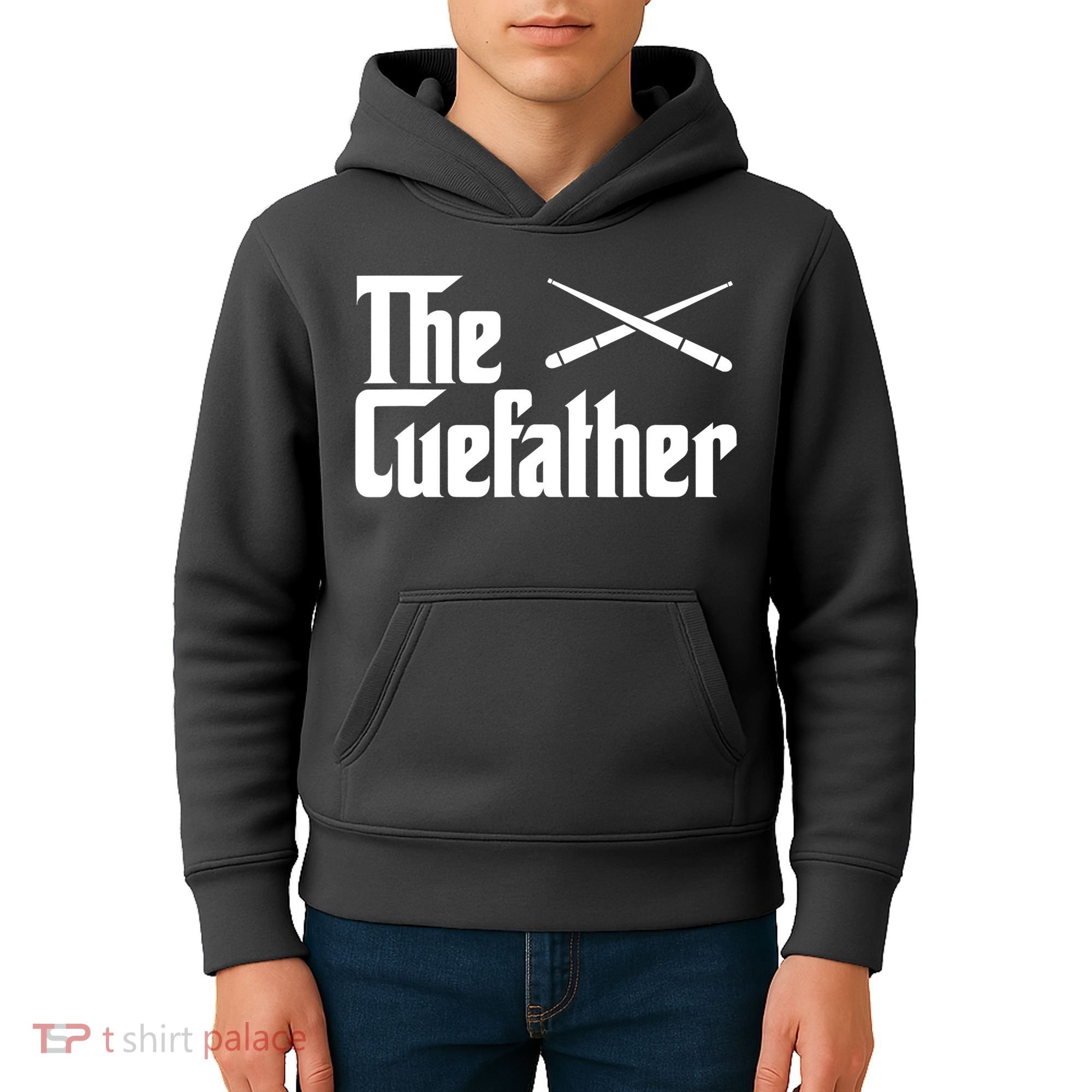 Funny Pool Billiards Player The Cue Father Gift Kids Hoodie