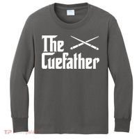 Funny Pool Billiards Player The Cue Father Gift Kids Long Sleeve Shirt thumb 0