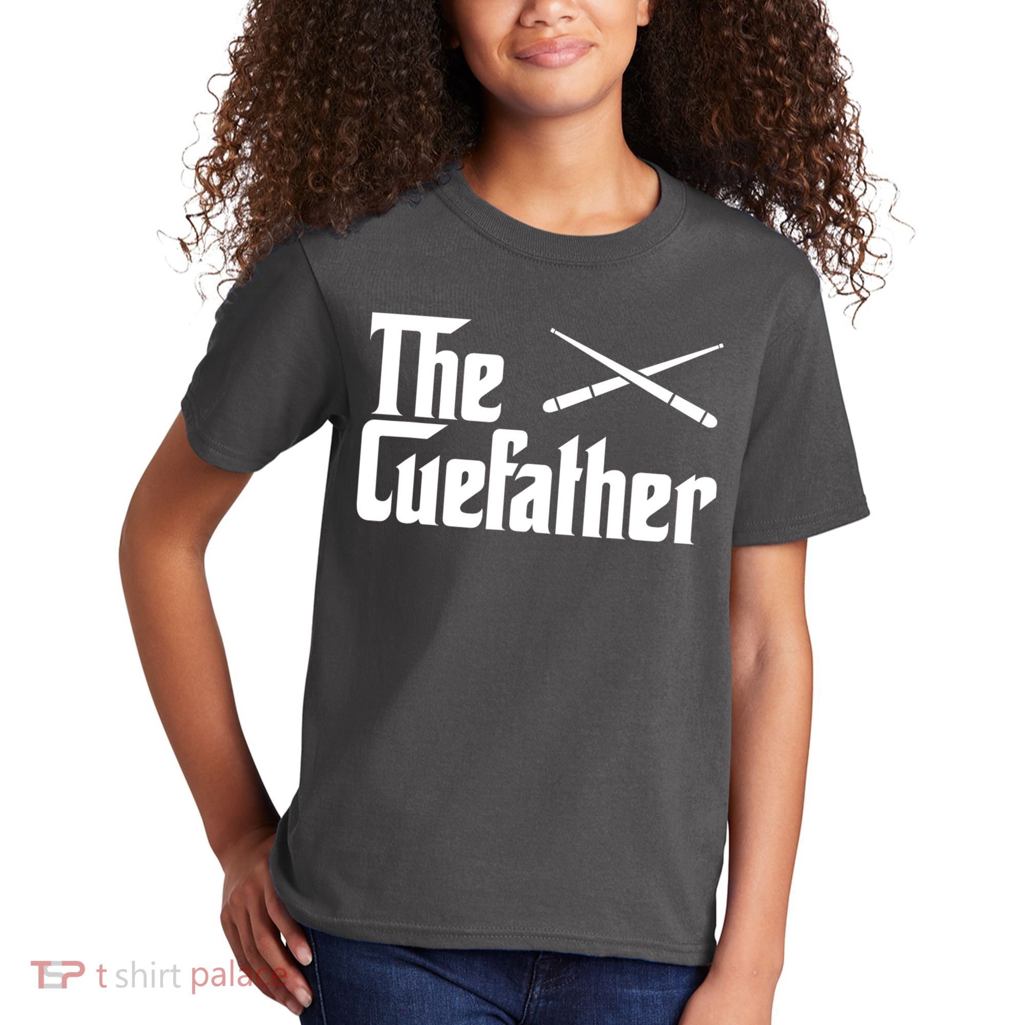 Funny Pool Billiards Player The Cue Father Gift Kids T-Shirt