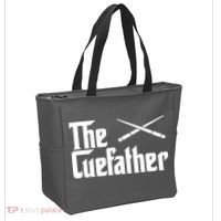 Funny Pool Billiards Player The Cue Father Gift Tote Bag thumb 2