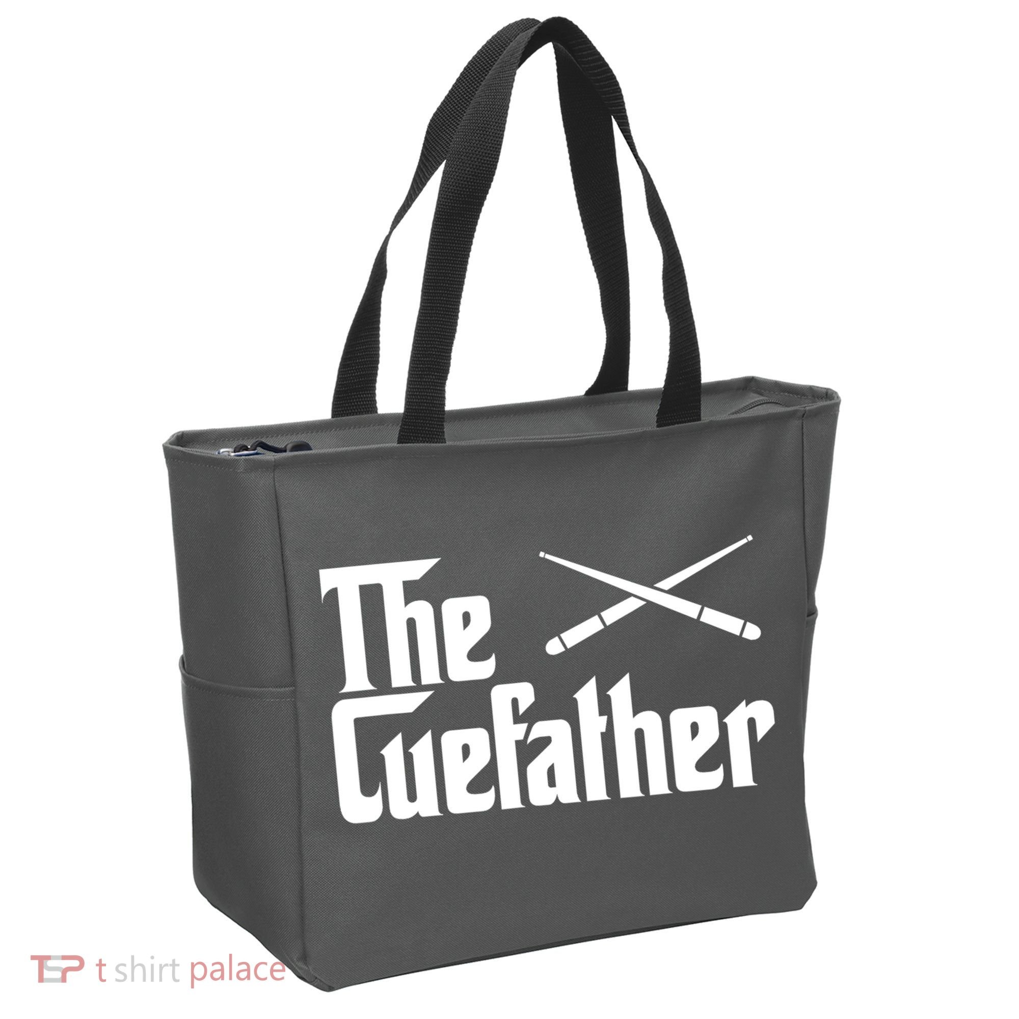 Funny Pool Billiards Player The Cue Father Gift Tote Bag