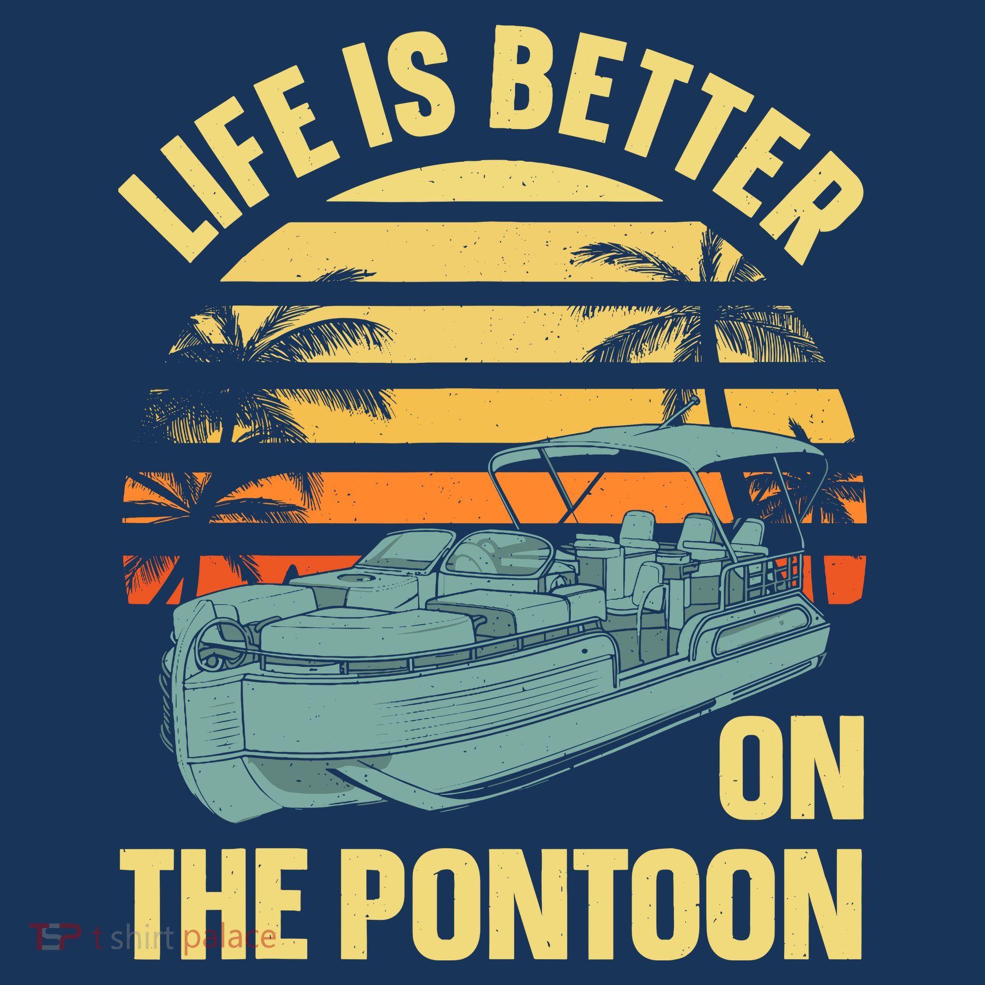 Funny Pontoon Boat Art For Boating Pontoon Captain Apron