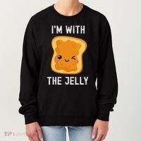 Funny Peanut Butter & Jelly Matching His & Hers Couples Women's Sweatshirt thumb 0