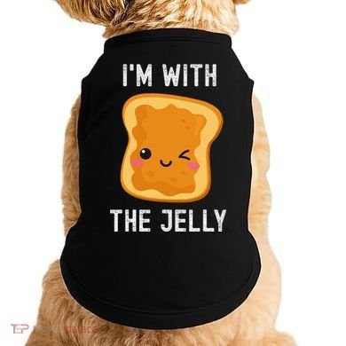 Funny Peanut Butter & Jelly Matching His & Hers Couples Doggie Tank