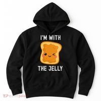 Funny Peanut Butter & Jelly Matching His & Hers Couples Hoodie thumb 0