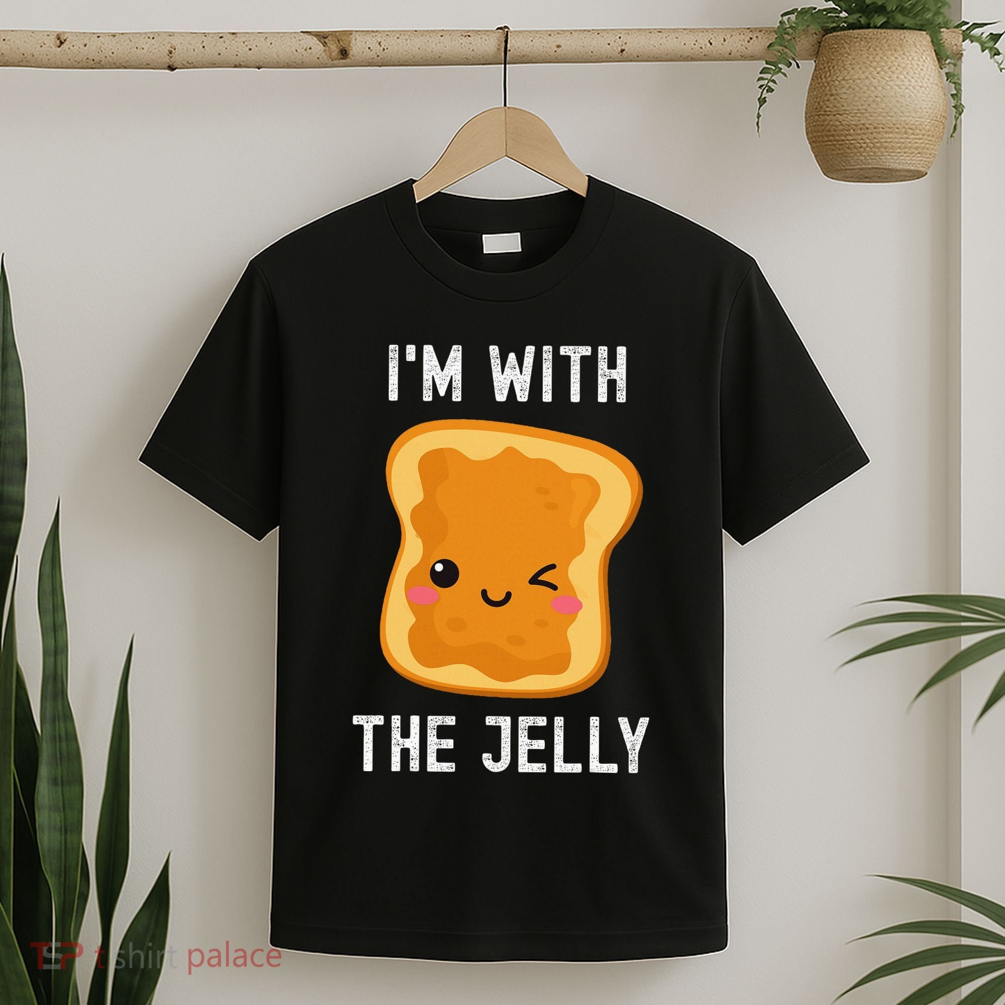 Funny Peanut Butter & Jelly Matching His & Hers Couples T-Shirt