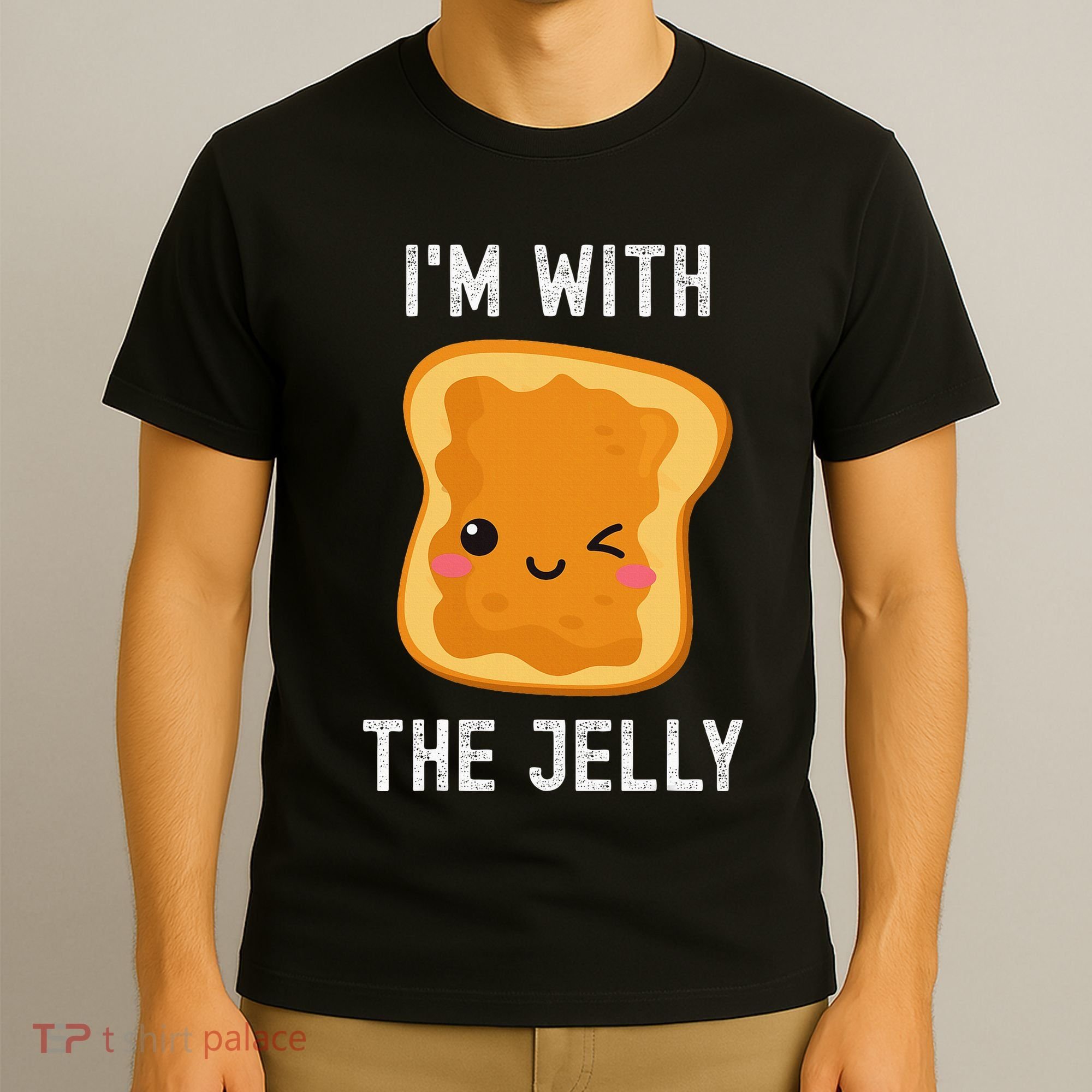 Funny Peanut Butter & Jelly Matching His & Hers Couples T-Shirt