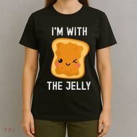 Funny Peanut Butter & Jelly Matching His & Hers Couples T-Shirt thumb 4