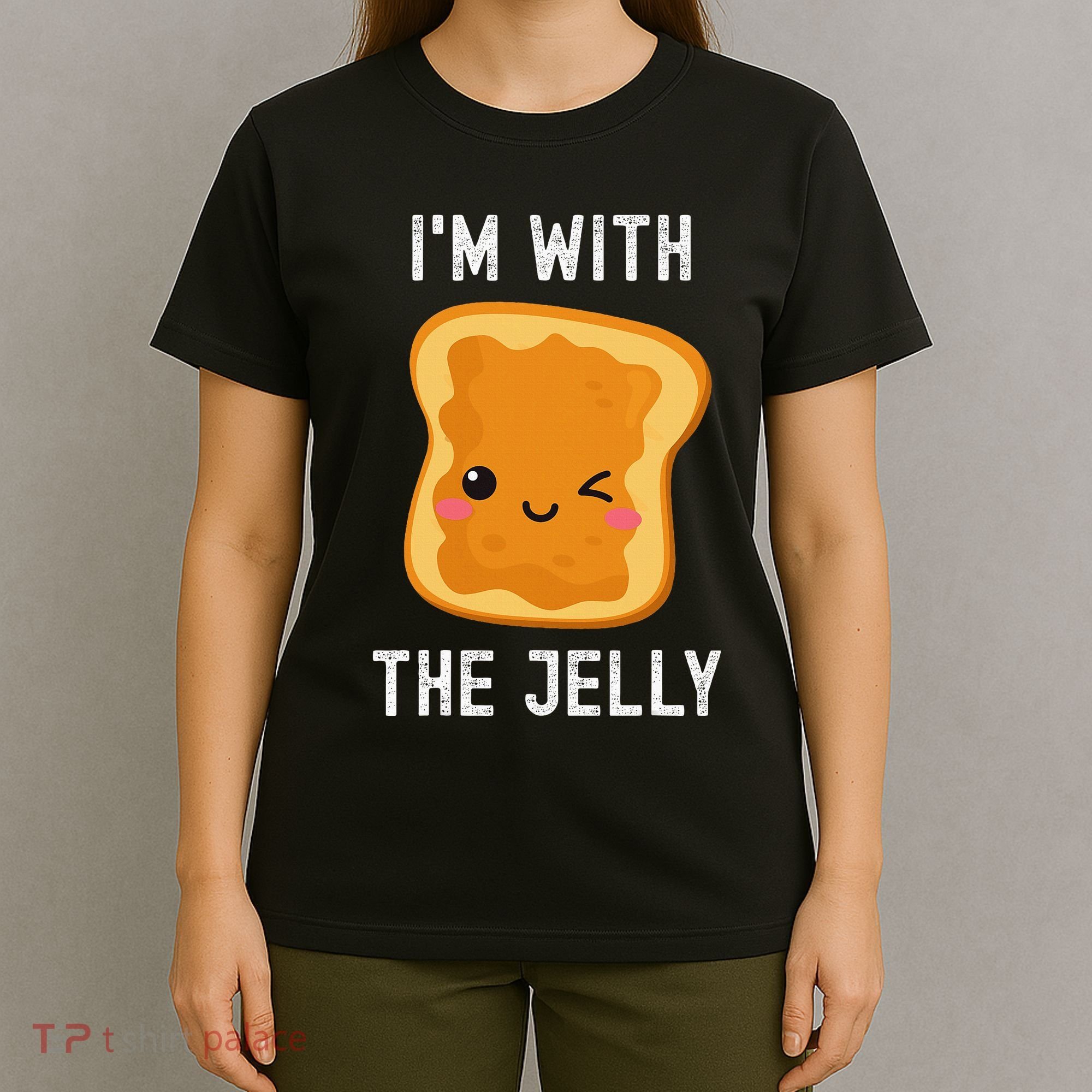 Funny Peanut Butter & Jelly Matching His & Hers Couples T-Shirt