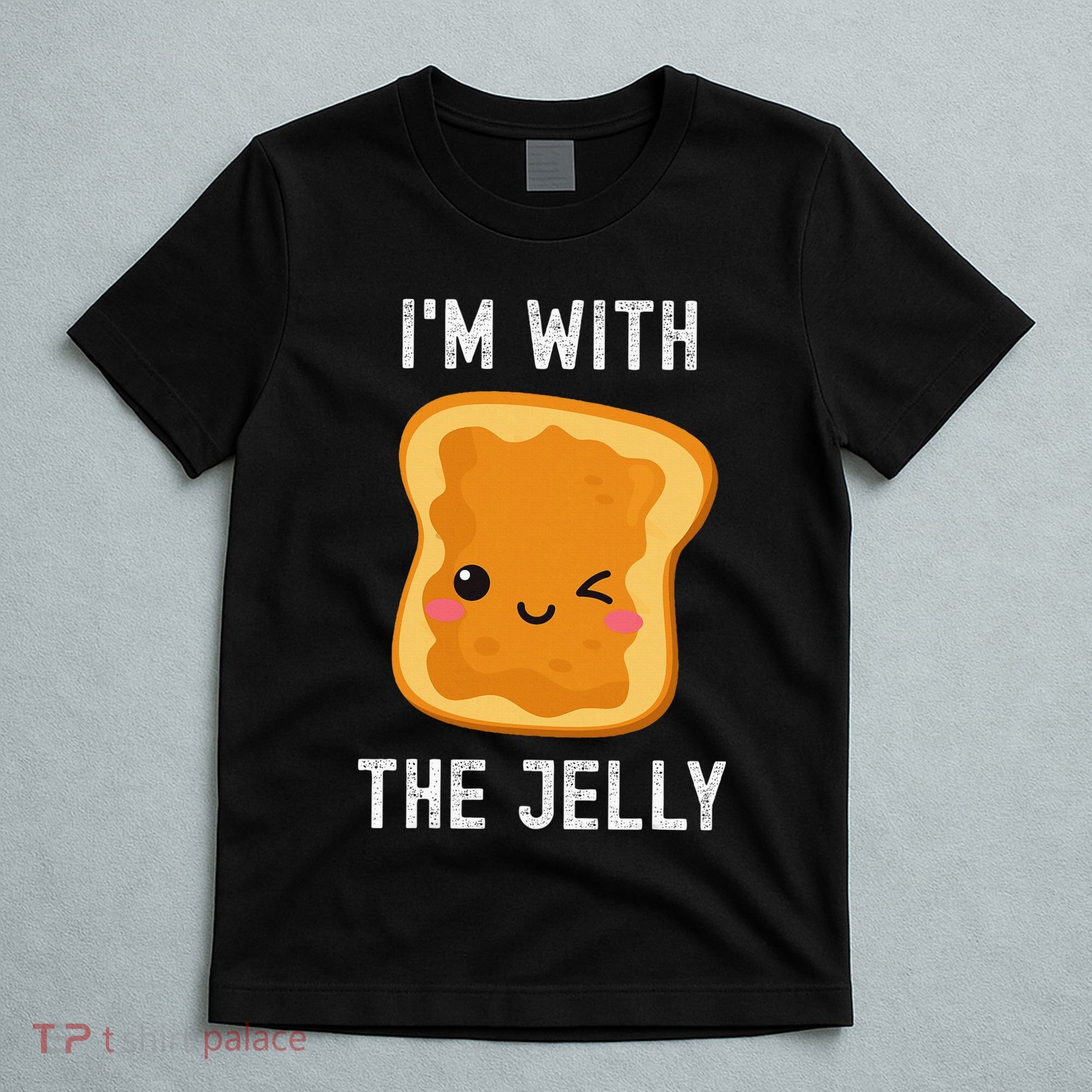 Funny Peanut Butter & Jelly Matching His & Hers Couples T-Shirt