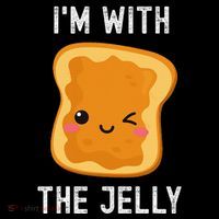Funny Peanut Butter & Jelly Matching His & Hers Couples Mousepad thumb 1