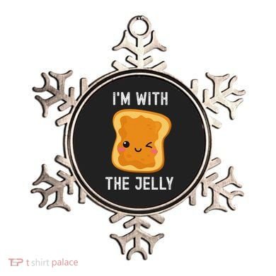 Funny Peanut Butter & Jelly Matching His & Hers Couples Ornament