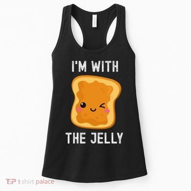 Funny Peanut Butter & Jelly Matching His & Hers Couples Women's Tank Top