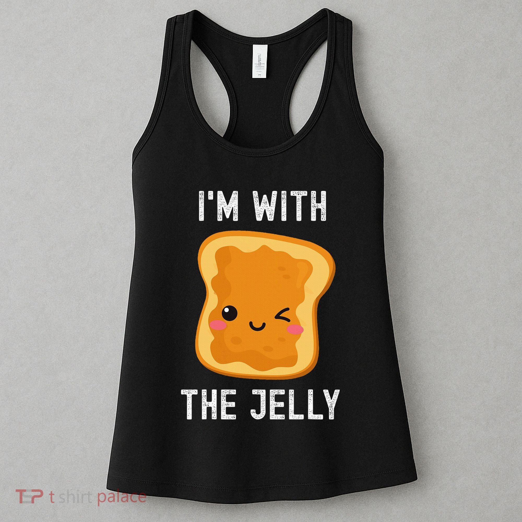 Funny Peanut Butter & Jelly Matching His & Hers Couples Women's Tank Top