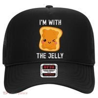 Funny Peanut Butter & Jelly Matching His & Hers Couples Hat thumb 0