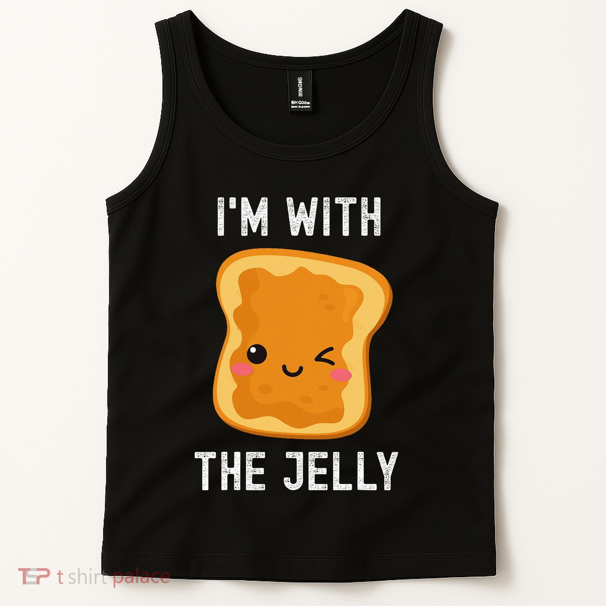 Funny Peanut Butter & Jelly Matching His & Hers Couples Tank Top