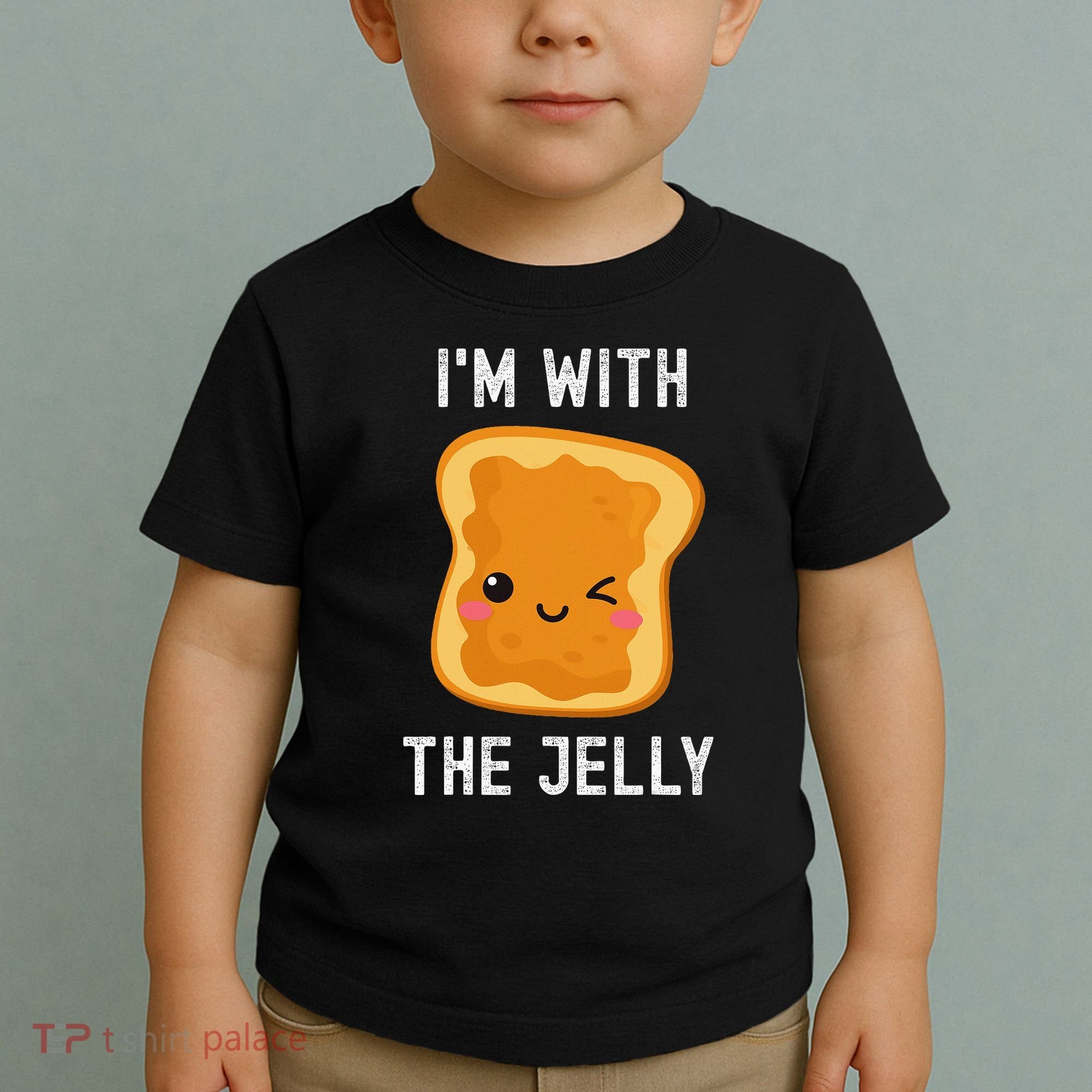 Funny Peanut Butter & Jelly Matching His & Hers Couples Toddler T-Shirt