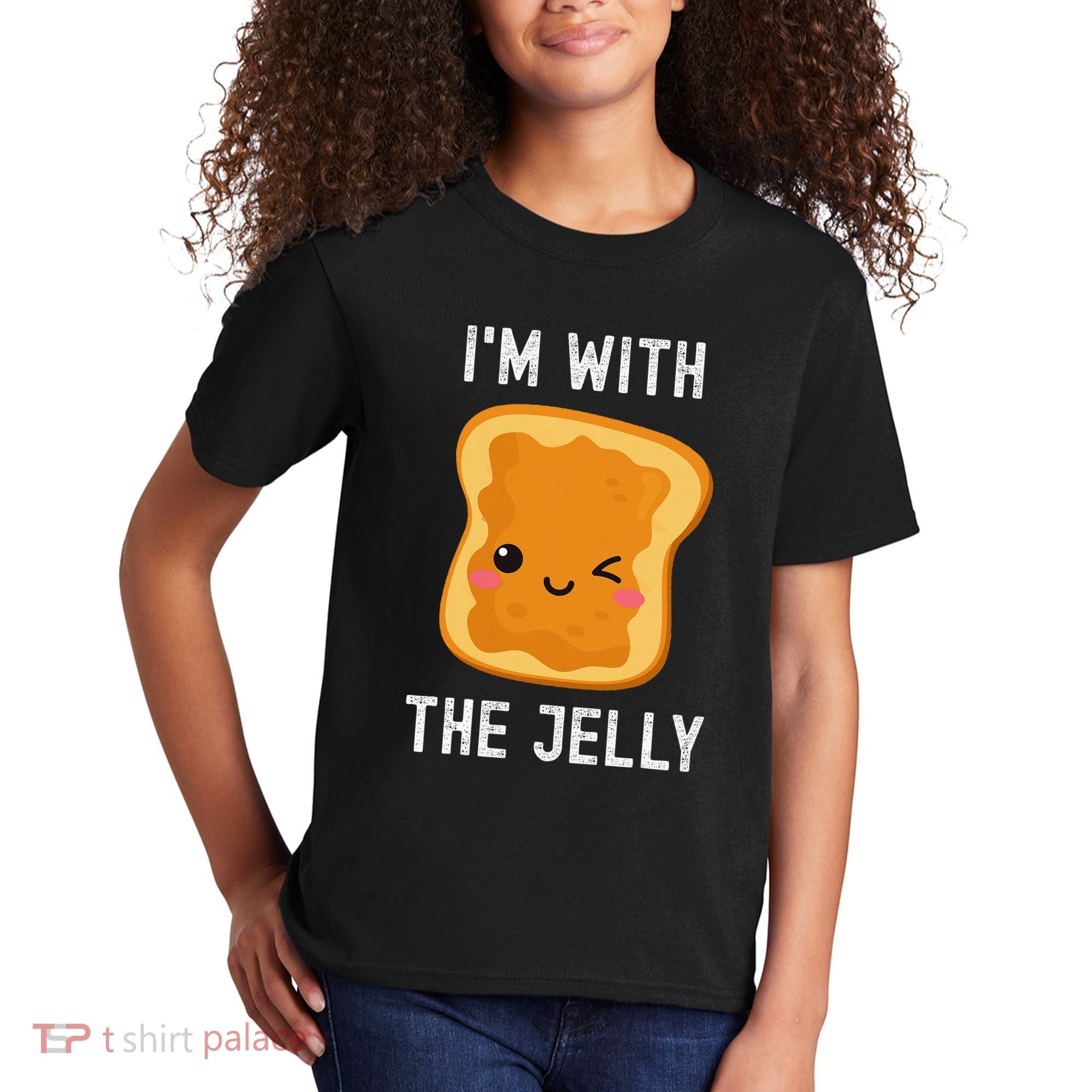 Funny Peanut Butter & Jelly Matching His & Hers Couples Kids T-Shirt