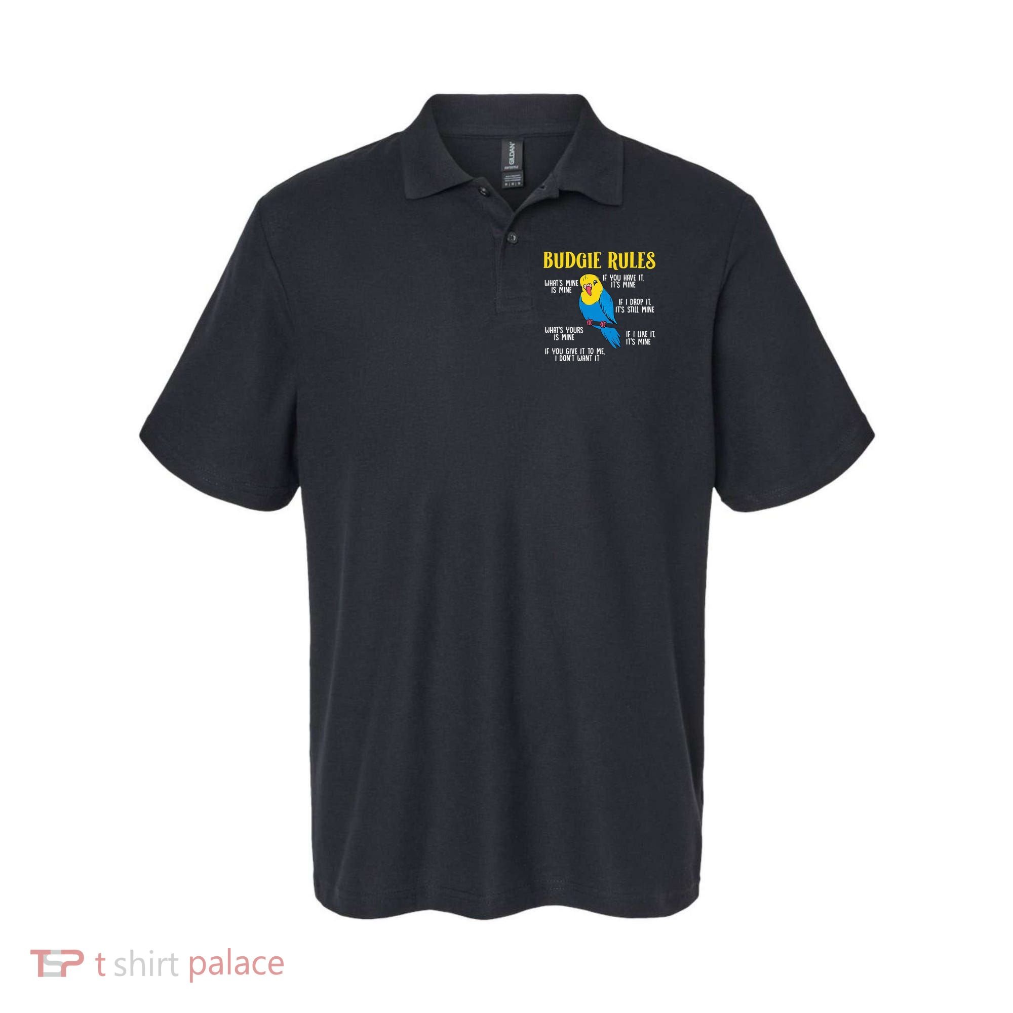 funny Parakeet Budgie Rules Bird Budgerigar Polo