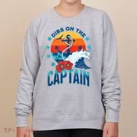 Funny Pontoon Boat Captain Dibs On The Captain Women's Sweatshirt thumb 0