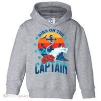 Funny Pontoon Boat Captain Dibs On The Captain Toddler Hoodie thumb 0