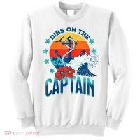 Funny Pontoon Boat Captain Dibs On The Captain Sweatshirt thumb 0