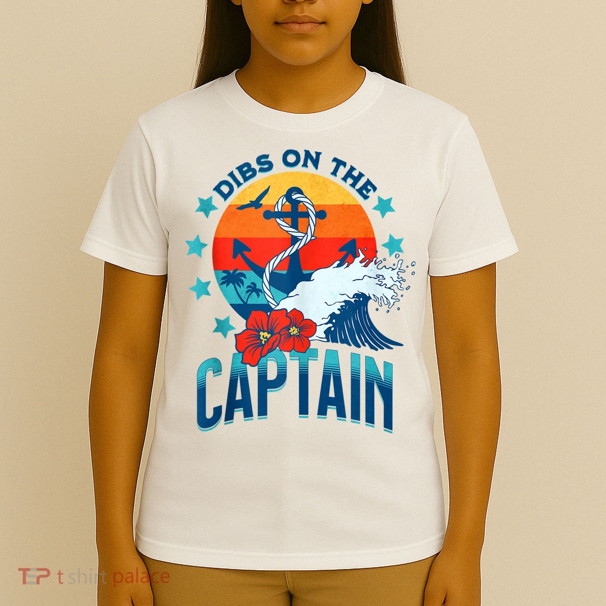 Funny Pontoon Boat Captain Dibs On The Captain T-Shirt