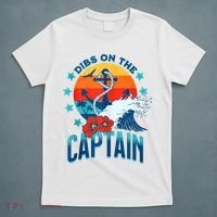Funny Pontoon Boat Captain Dibs On The Captain T-Shirt thumb 5