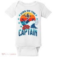 Funny Pontoon Boat Captain Dibs On The Captain Baby Bodysuit thumb 0