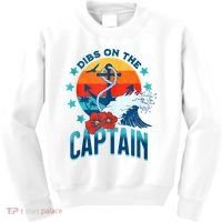 Funny Pontoon Boat Captain Dibs On The Captain Kids Sweatshirt thumb 0