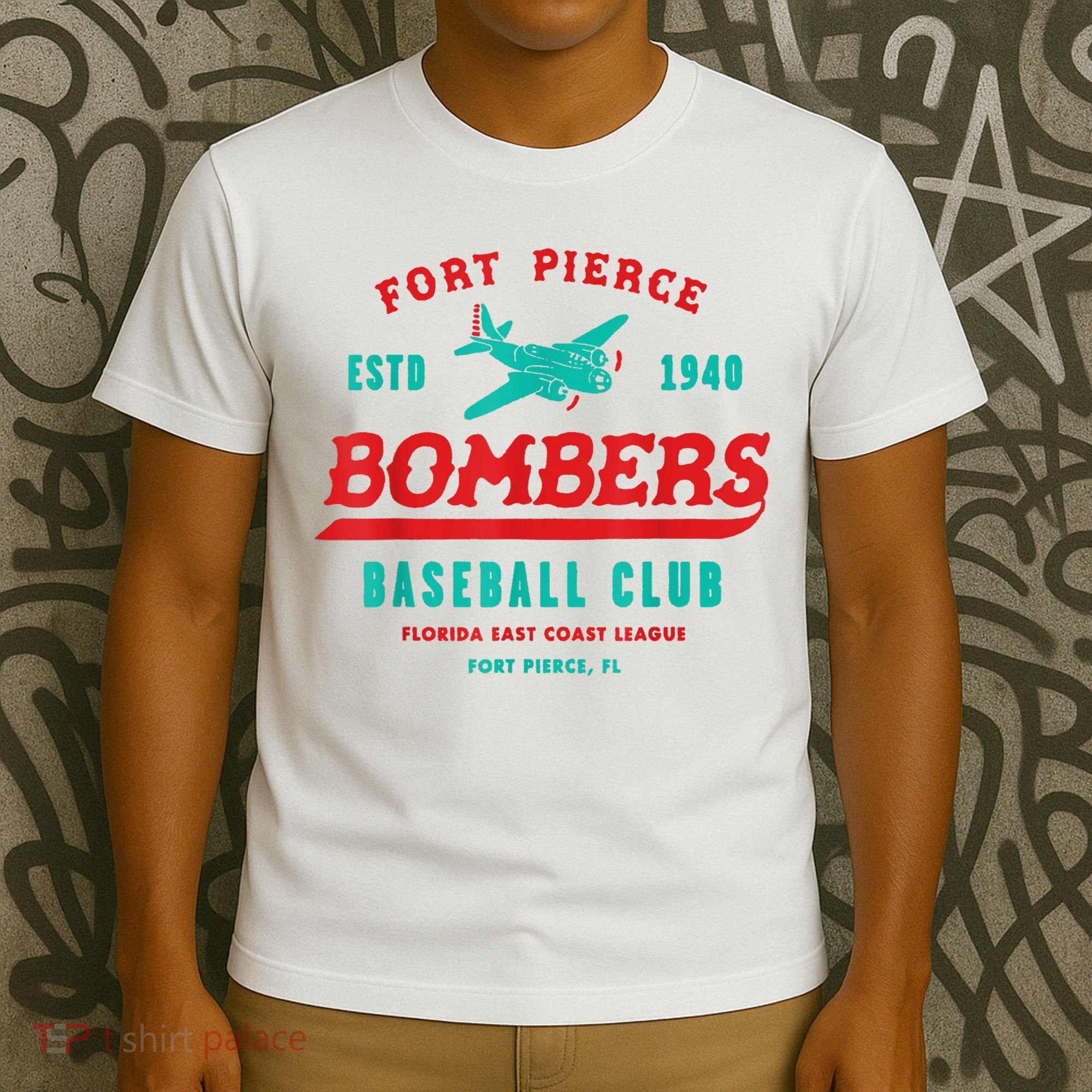 Fort Pierce Bombers Baseball Club Vintage T-Shirt