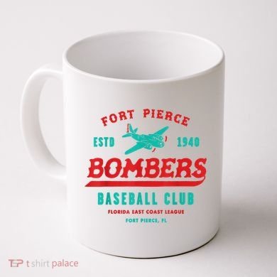 Fort Pierce Bombers Baseball Club Vintage Coffee Mug