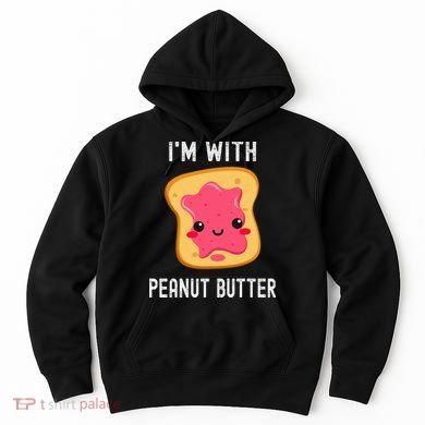 Funny Peanut Butter Jelly Matching Couples His & Hers Hoodie