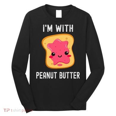 Funny Peanut Butter Jelly Matching Couples His & Hers Long Sleeve Shirt