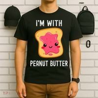 Funny Peanut Butter Jelly Matching Couples His & Hers T-Shirt thumb 6
