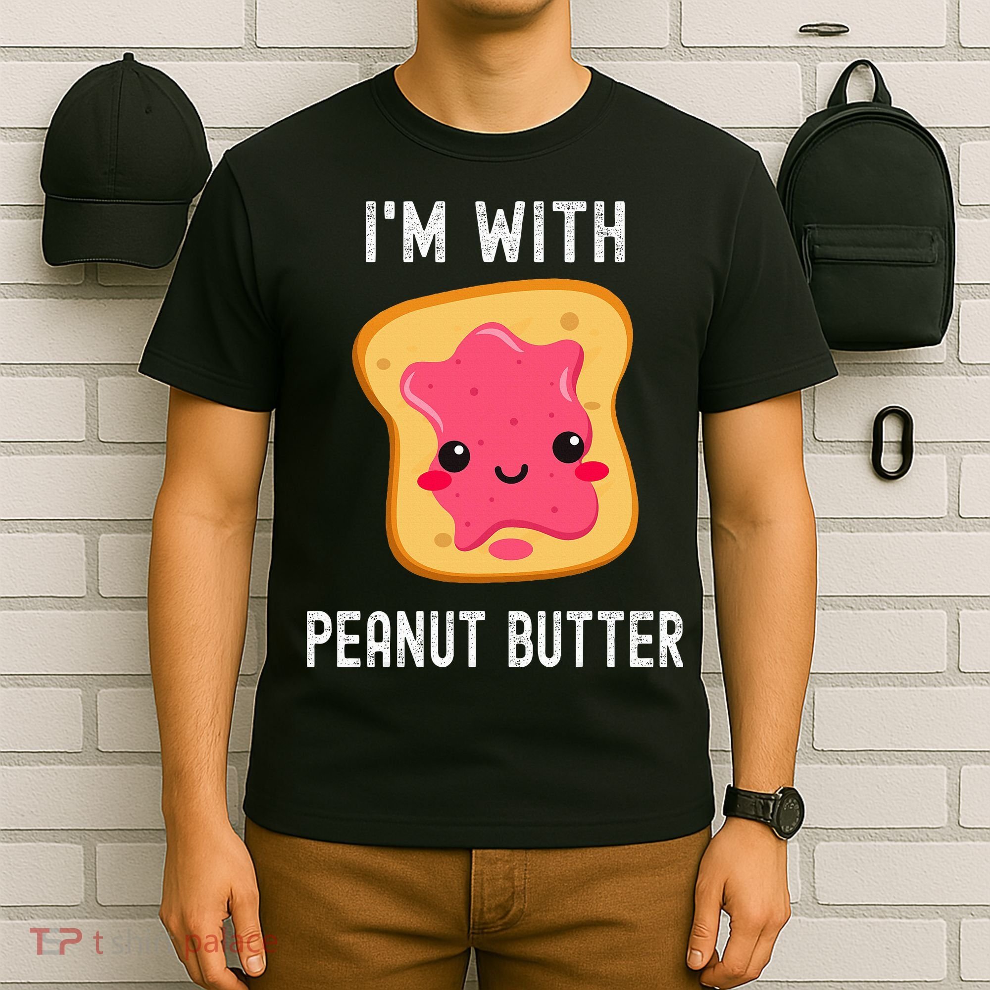 Funny Peanut Butter Jelly Matching Couples His & Hers T-Shirt