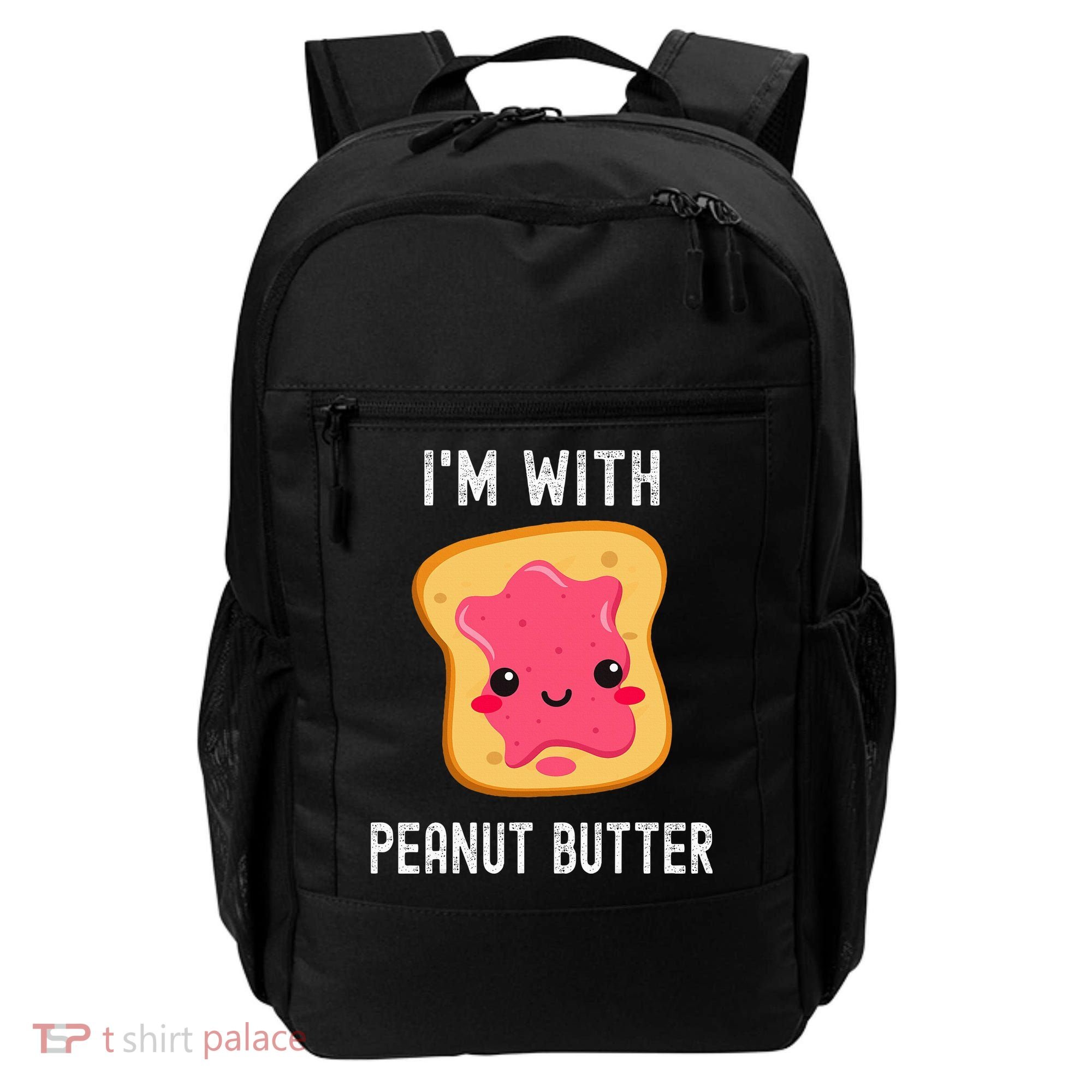 Funny Peanut Butter Jelly Matching Couples His & Hers Backpack