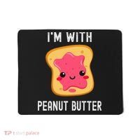 Funny Peanut Butter Jelly Matching Couples His & Hers Mousepad thumb 0