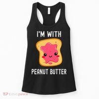 Funny Peanut Butter Jelly Matching Couples His & Hers Women's Tank Top thumb 0