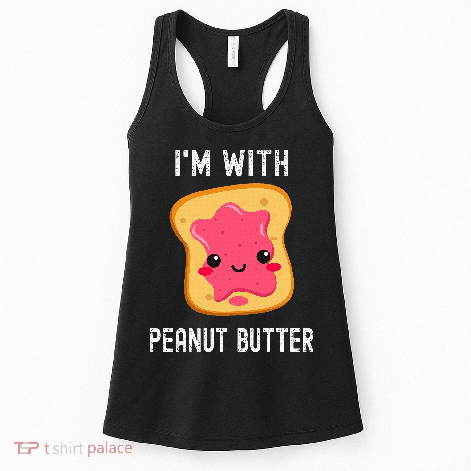 Funny Peanut Butter Jelly Matching Couples His & Hers Women's Tank Top